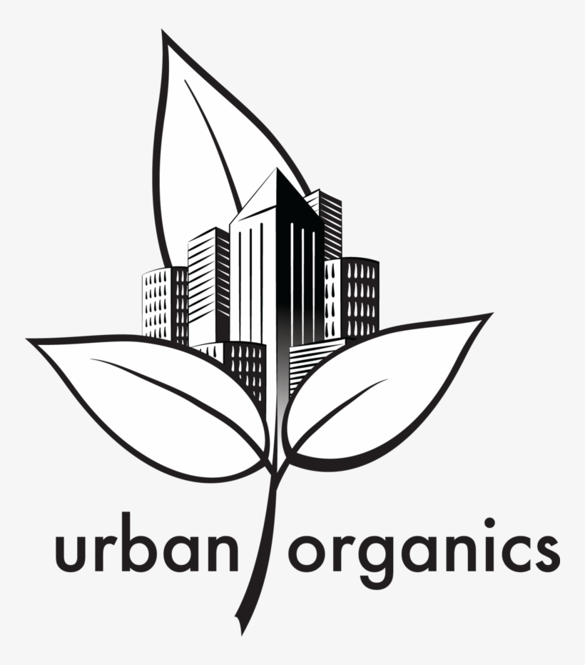 Urban Organics B&wlogo - Portable Network Graphics, transparent png download