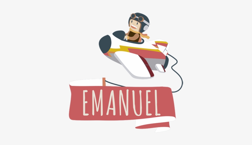 Vinil Infantil Avião Mensagem Personalizável - Aviao Mensagem Png, transparent png download