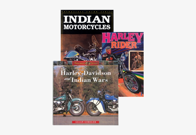 Hd And Indian Book Bundle - Indian Motorcycles, transparent png download