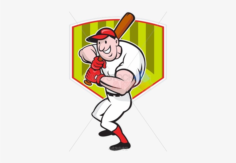 Stock Illustration Of Old-fashioned Cartoon Drawing - Baseball Cartoon, transparent png download