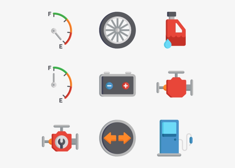Car Engine - Flat Icon Motor, transparent png download