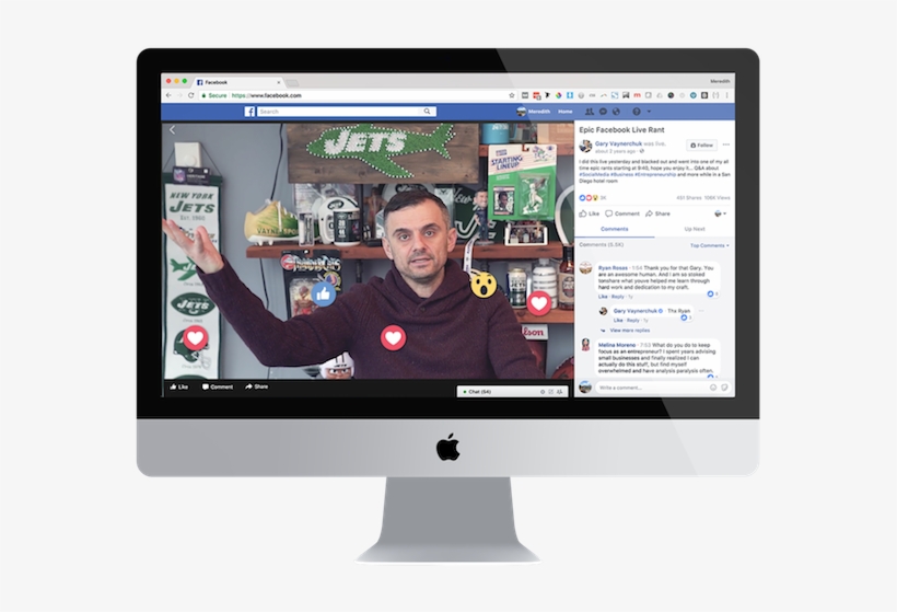 Facebook Live Tips And Tricks - Computer Monitor, transparent png download