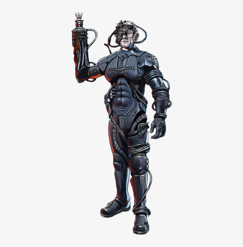 Locutus Of Borg - Locutus Of Borg Figure, transparent png download