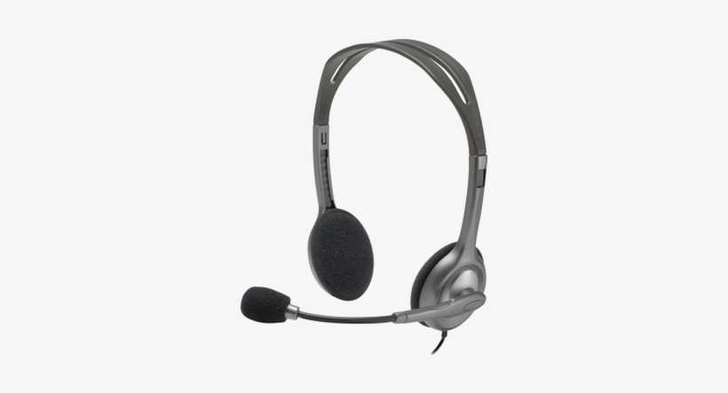 Image - Logitech Headset With Mic Usb, transparent png download