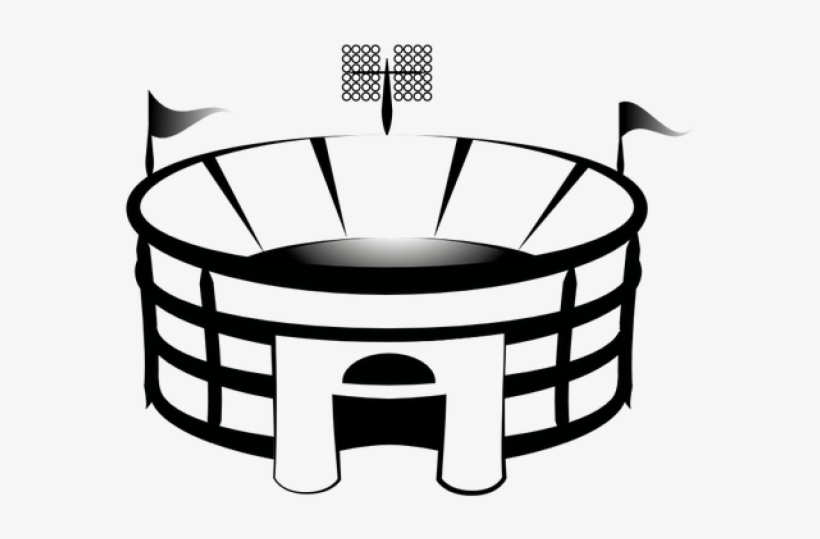 Baseball Stadium Vector Transparent Stock - Stadium Clip Art, transparent png download