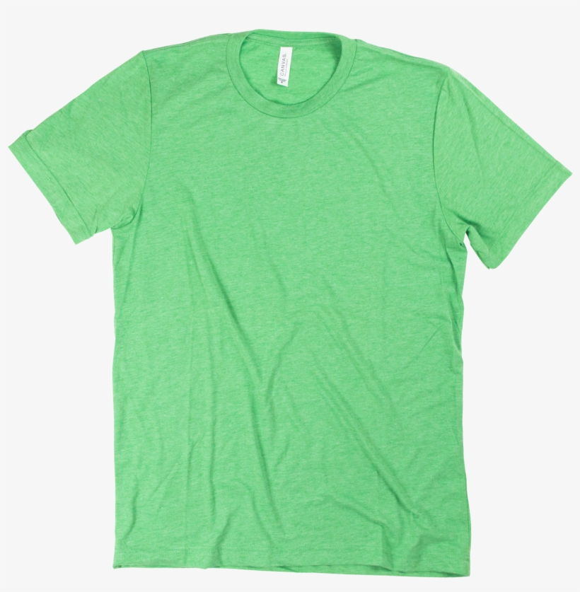 Green - Triblend - 3413 - Green T Shirt Png, transparent png download