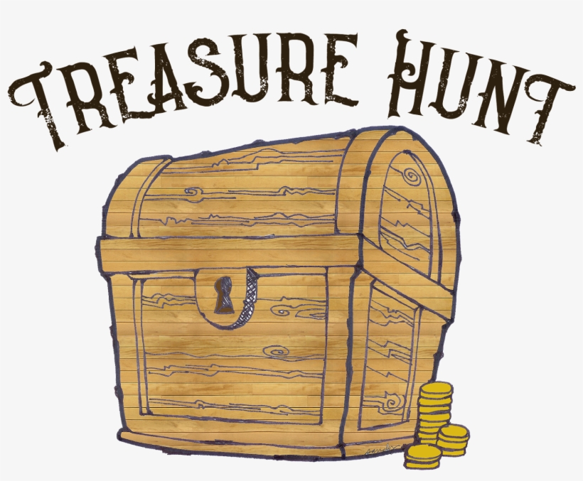 Chest Clipart Treasure Hunt - Treasure Hunt Clipart PNG Image