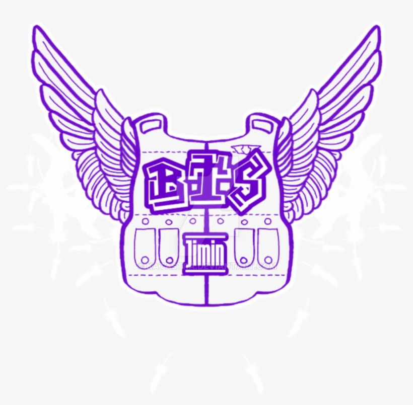 Bts Logo With Wings, transparent png download