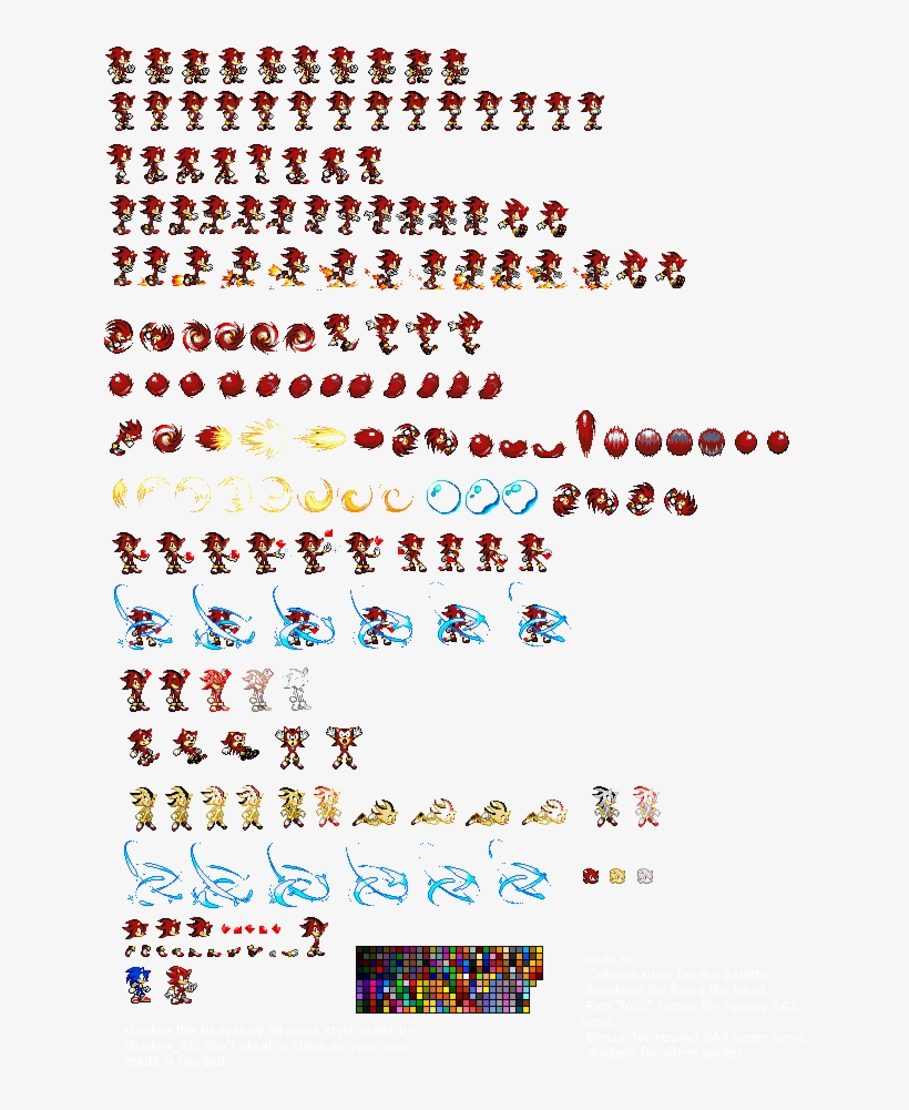 Download Easy Sprite Sheets, So I Gots 5 - Fox Ssf Sprite Sheet ...