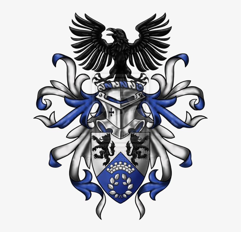 More Like Ck2 - Wolf And Raven Coat Of Arms, transparent png download