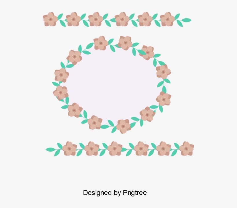 White Roses Ring Decorative Pattern Vector, Wreath, - Circle, transparent png download