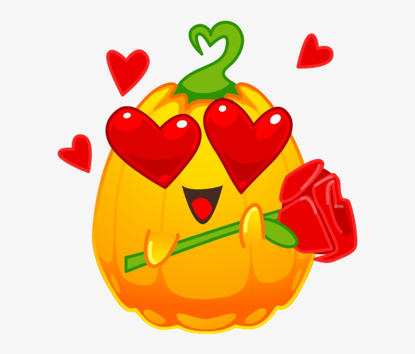 Halloween Pumpkins Emoji Messages Sticker-1 - Halloween, transparent png download