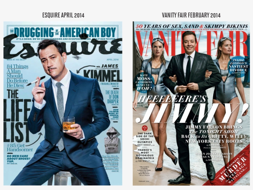 A Few Months Ago Esquire And Vanity Both Put On Their - Jimmy Kimmel Vanity Fair, transparent png download