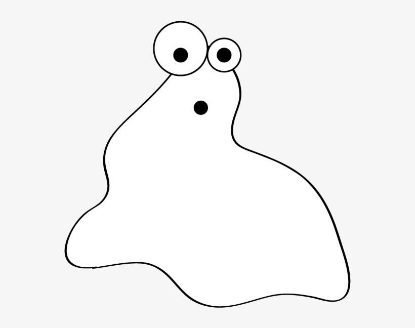 Blob Cliparts - Ghost Blob, transparent png download