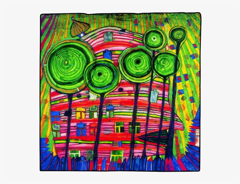 Watercolour, Egg Tempera, Oil, Lacquer And Tinfoil - Blobs Grow In Beloved Gardens, transparent png download