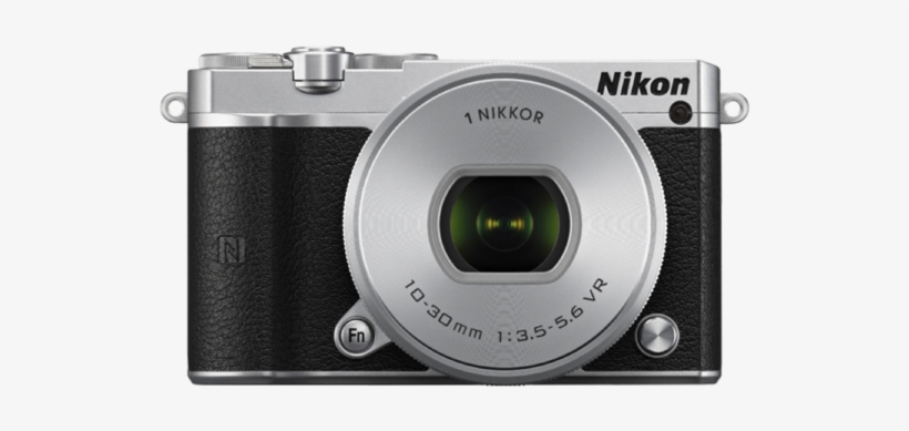 Nikon 1 J5 Digital Camera With 10-30mm Lens Silver, - Nikon 1 J5 Mirrorless Digital Camera With 10-30mm Lens, transparent png download
