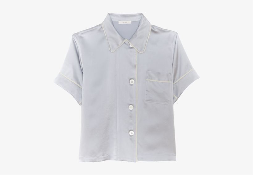 Shelby Pajama Top Platinum - T-shirt, transparent png download