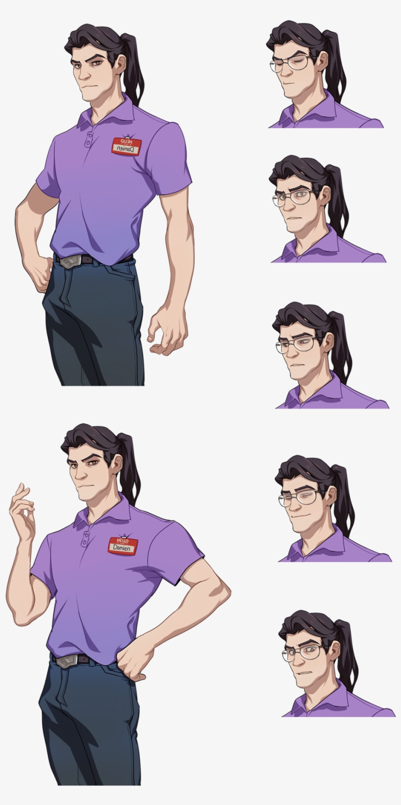 Polo Damien Expressions - Damien Polo Dream Daddy, transparent png download