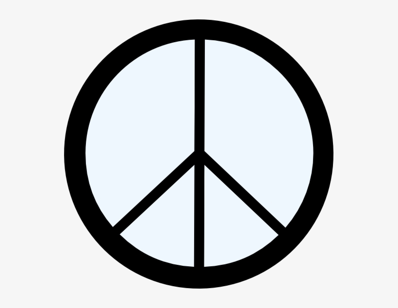 Peace Sign Clip Art Clipart - Peace Signs In Black And White, transparent png download