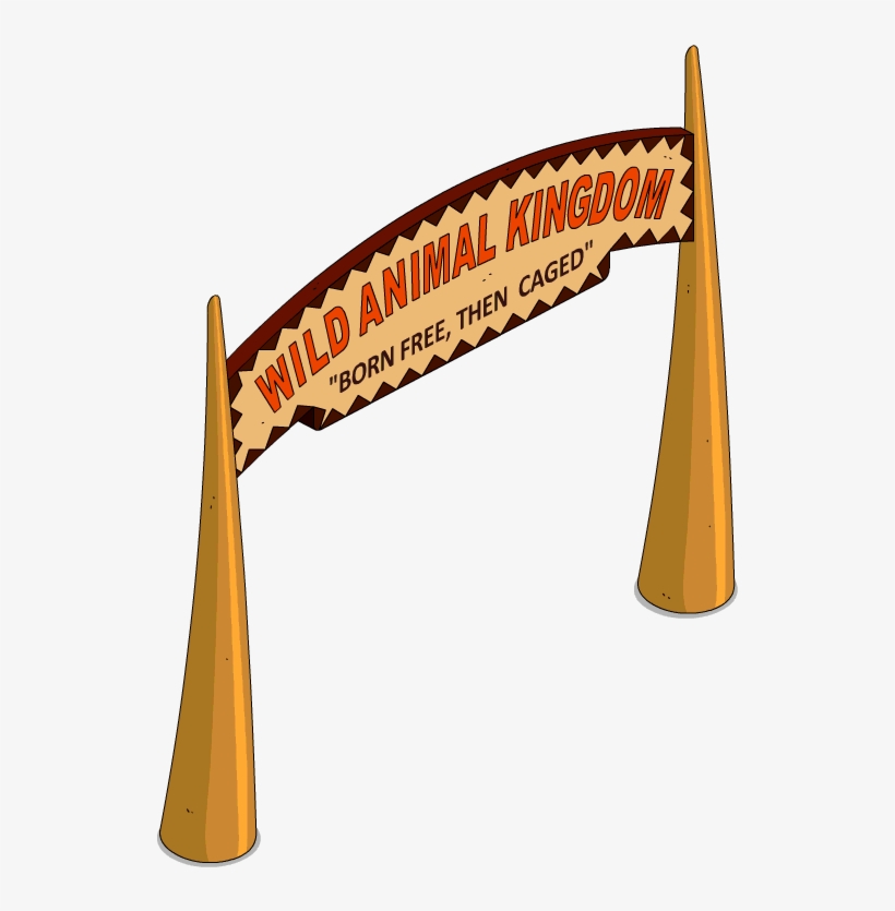 Animal Kingdom Sign Menu - Portable Network Graphics, transparent png download