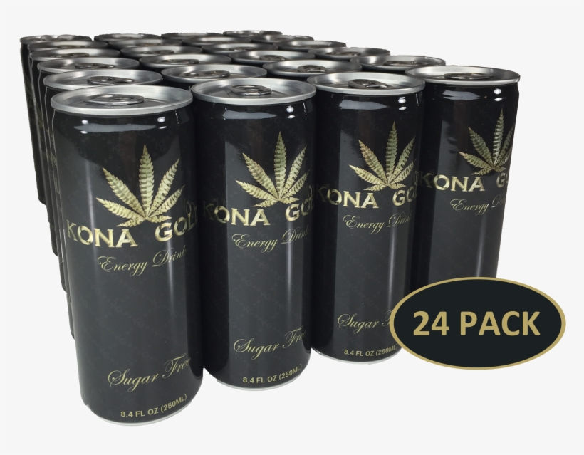 Kona Gold Sugar Free Energy Drinks - Drink, transparent png download