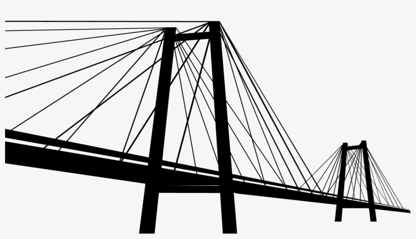 Why Boston Condominium Management - Cable Stayed Bridge Silhouette, transparent png download