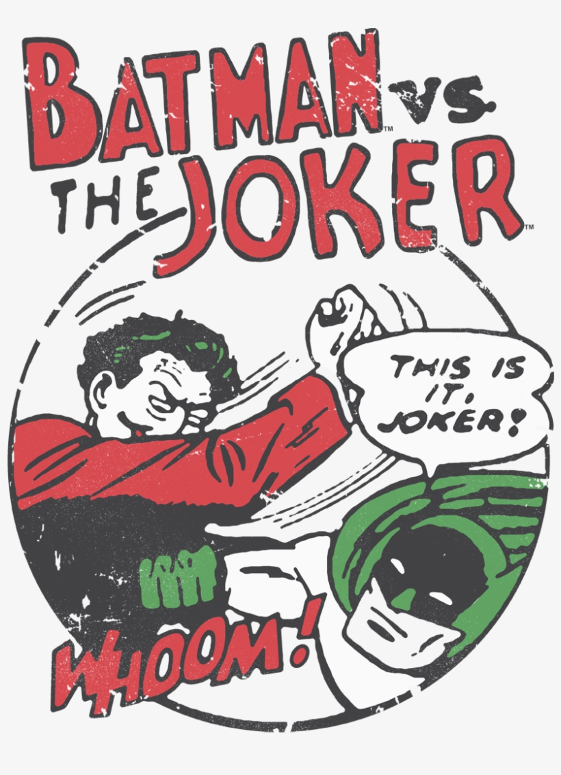 Dc Comics Grudge Match Kid's T-shirt - Batman, transparent png download