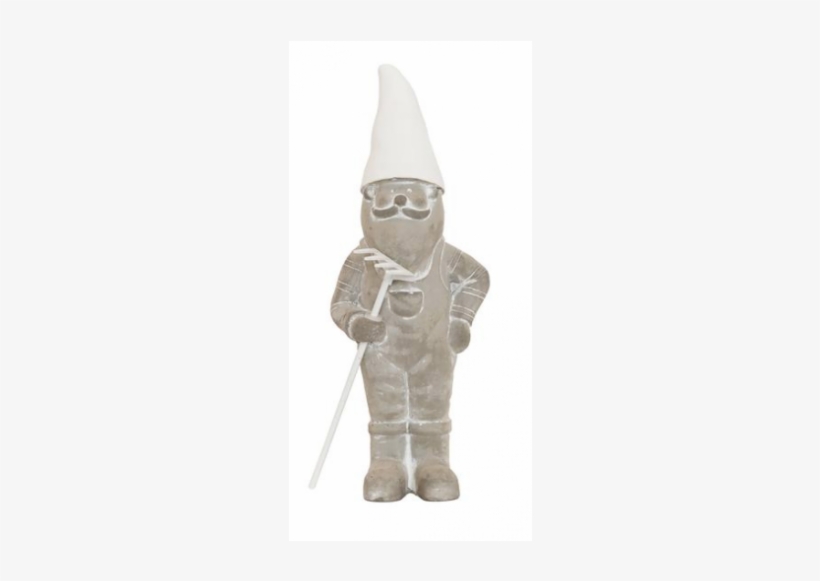 Garden Ornament Gnome With Rake, transparent png download