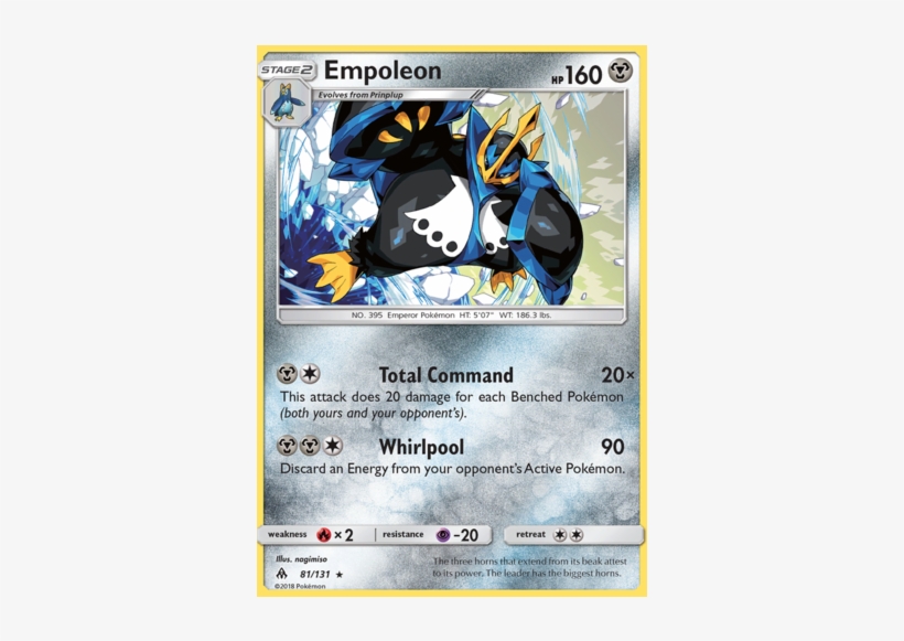 Empoleon Tcg Total Command, transparent png download