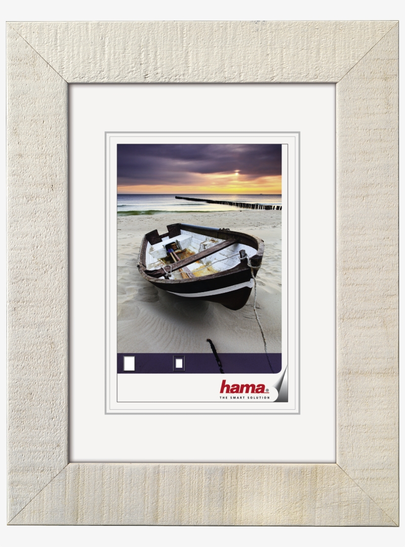 "barchetta" Wooden Frame, White, 10 X 15 Cm - Hama Fotokader Hout Barchetta Wit 20x30cm, transparent png download