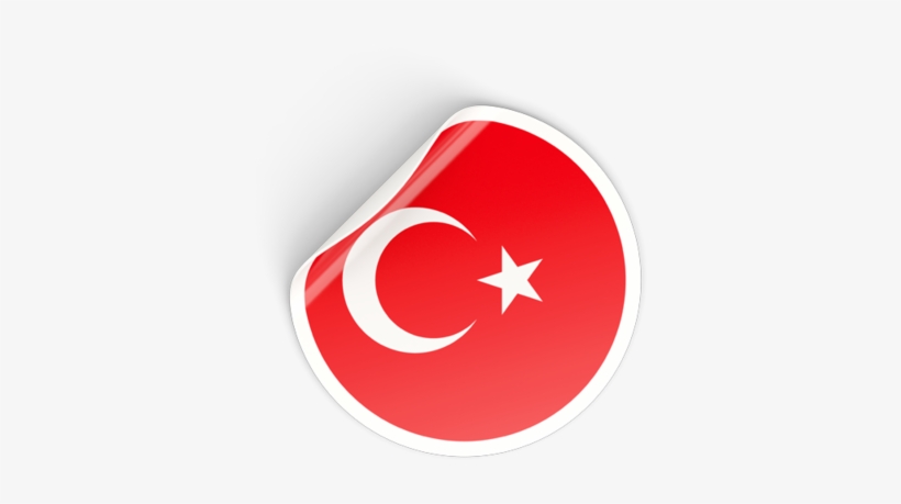 Download Flag Icon Of Turkey At Png Format - Круглая Наклейка Пнг, transparent png download
