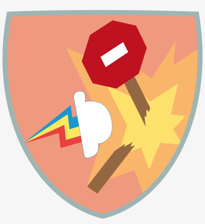 Chrzanek97, Badge, Newbie Dash, Rainbow Crash, Rainbow - Rainbow Crash Cutie Mark, transparent png download