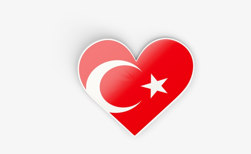 Download Flag Icon Of Turkey At Png Format - Heart Turkey Png, transparent png download