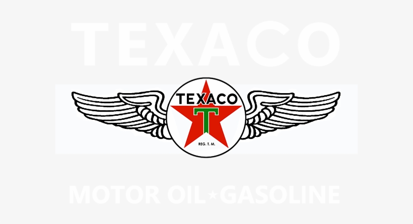Click And Drag To Re-position The Image, If Desired - Tin Sign: Texaco Winged Logo Distressed Retro Vintage,, transparent png download