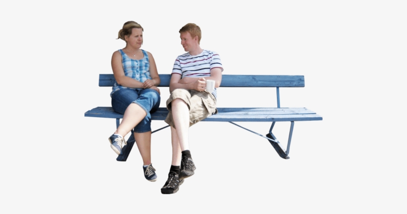 Free Png Sitting Park Bench Png Images Transparent - Couple Sitting On Bench Png, transparent png download
