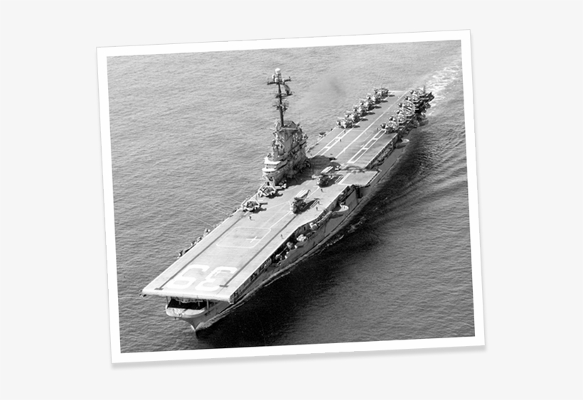 One Of 24 Essex-class Aircraft Carriers Completed During - Uss Lake Champlain Cvs Framed Panel Pri Wall Clock, transparent png download