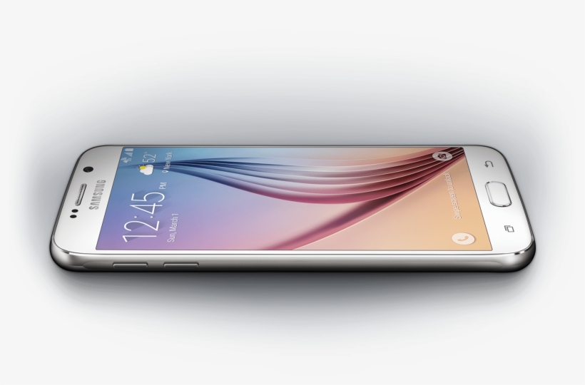 The Samsung Galaxy S6 - Samsung Galaxy S6 - 32 Gb - White Pearl - At&t, transparent png download