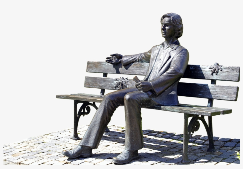 Sculpture, Bench, Sit Down, Bank, Invite, Place, Park - Sitting Place Png, transparent png download