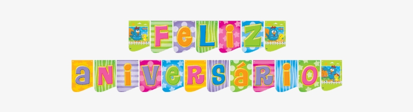 Feliz Aniversario Galinha Pintadinha Png - Galinha Pintadinha Bandeirolas Feliz Aniversário, transparent png download