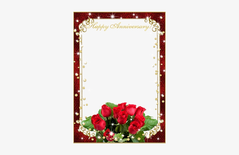Te Deseo Un Feliz Aniversario - Wedding Photo Frames Png, transparent png download