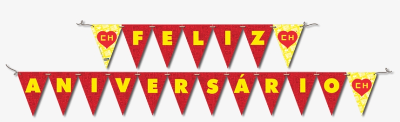 Faixa Feliz Aniversário Chapolin Colorado Festcolor - Feliz Aniversario Turma Da Monica, transparent png download