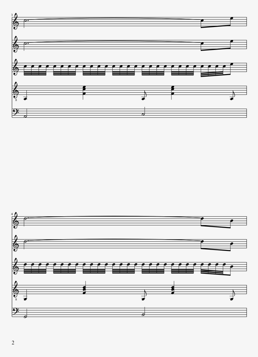Feliz Aniversario Siri Sheet Music Composed By Claudio - Sheet Music, transparent png download