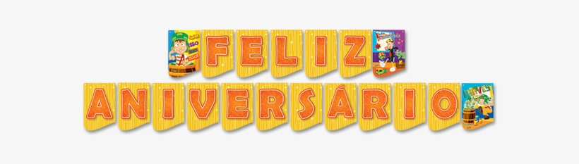 Faixa Feliz Aniversário Chaves - Party, transparent png download