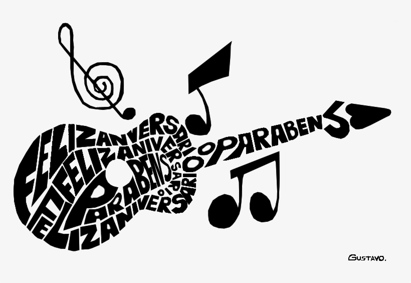 Parabéns Guitarra, transparent png download