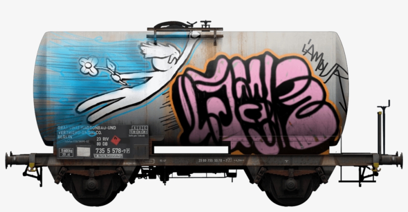 Train Graffiti Png, transparent png download