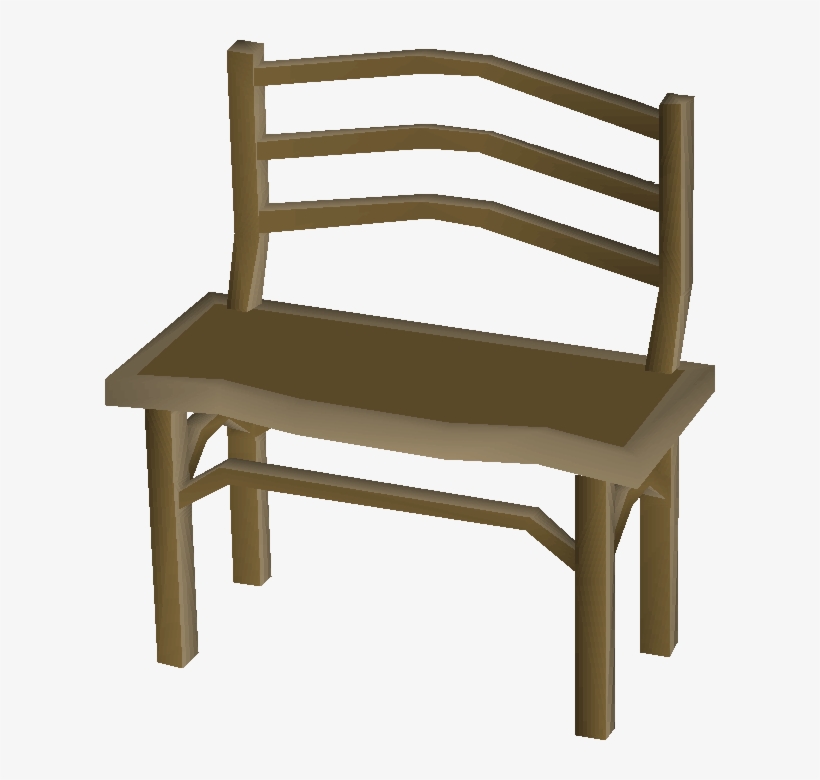 Teak Bench Built - Bench, transparent png download