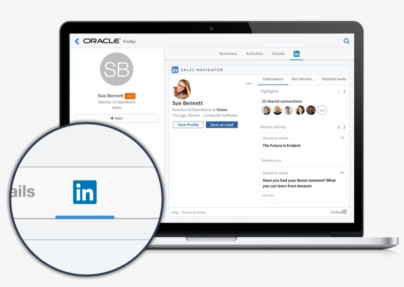 Information From Linkedin Sales Navigator Is Easy Accessible - Facebook Twitter Instagram Linkedin, transparent png download