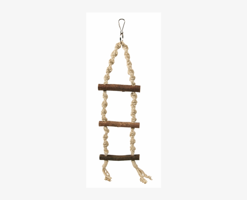 Trixie Natwood Rope Ladder 3 Rungs - Trixie Natural Living Rope Ladder 3 Rungs 40 Cm, transparent png download