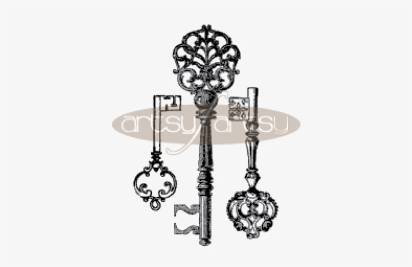 Old Vintage Key Shower Curtain, transparent png download