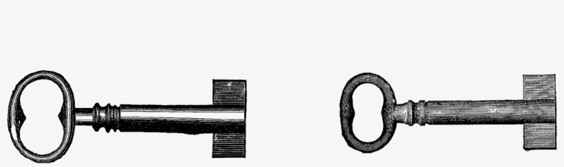 This Is A Small, Printable Collage Sheet Of Two Antique - Musical Keyboard, transparent png download